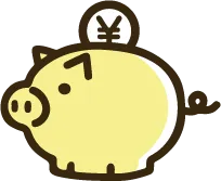ブタの貯金箱